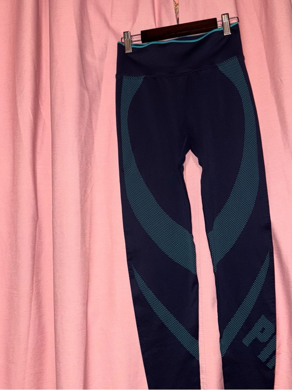 Victoria's Secret PINK blue leggings Size S #loungewear #activewear
